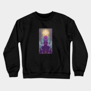 Mystical Goddess Tarot Card Crewneck Sweatshirt